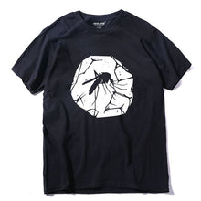 Load image into Gallery viewer, COOLMIND QI0252A 100% cotton short sleeve Mosquito fossils print men T shirt casual summer men tshirt cool men t-shirt tee shirt