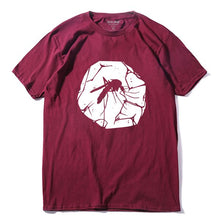 Load image into Gallery viewer, COOLMIND QI0252A 100% cotton short sleeve Mosquito fossils print men T shirt casual summer men tshirt cool men t-shirt tee shirt