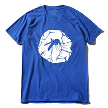 Load image into Gallery viewer, COOLMIND QI0252A 100% cotton short sleeve Mosquito fossils print men T shirt casual summer men tshirt cool men t-shirt tee shirt

