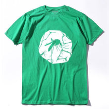 Load image into Gallery viewer, COOLMIND QI0252A 100% cotton short sleeve Mosquito fossils print men T shirt casual summer men tshirt cool men t-shirt tee shirt
