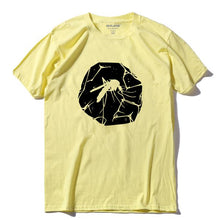 Load image into Gallery viewer, COOLMIND QI0252A 100% cotton short sleeve Mosquito fossils print men T shirt casual summer men tshirt cool men t-shirt tee shirt
